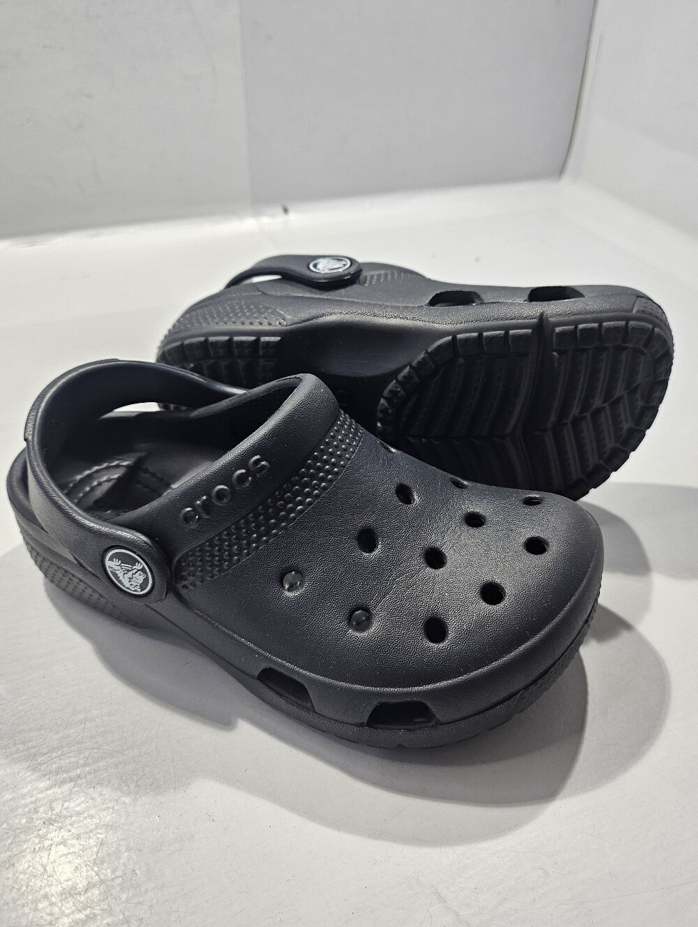 CROCS CLASSIC CLOG LITTLE KID SANDALS SIZE C10 BLACK